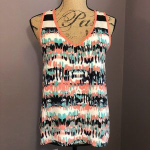 My Michelle Colorful Striped Sleeveless Top Small